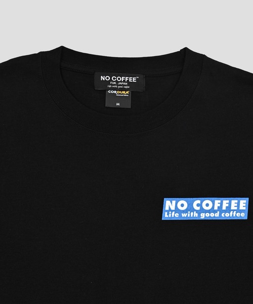 NO COFFEE(ノーコーヒー)の「コーデュラコットン ボックスロゴ S/S Tee(Tシャツ/カットソー・メンズ・ホワイト/ブラック・MEDIUM/LARGE/X-LARGE)」の4枚目の写真