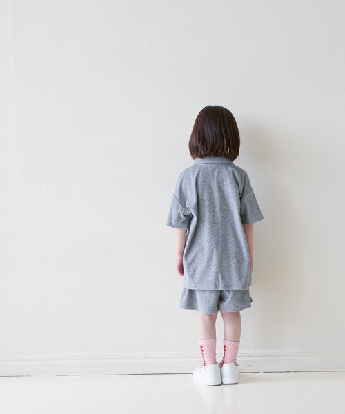 LOWRYS FARM(ローリーズファーム)の「パイルポロSS 831277(Tシャツ/カットソー・キッズ・グレー/グリーン/ネイビー・140cm/130cm/120cm/110cm/150cm)」の15枚目の写真