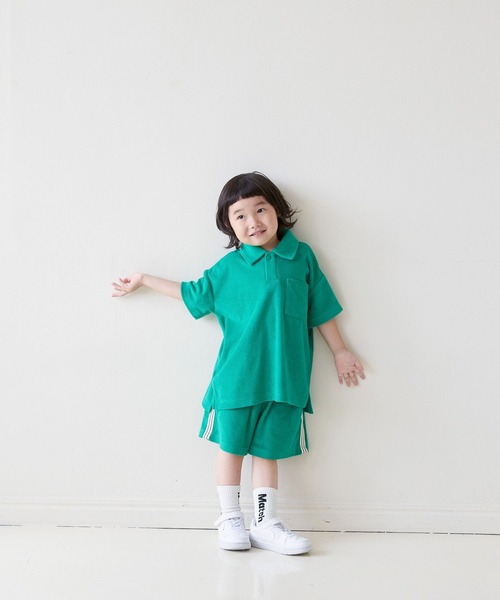 LOWRYS FARM(ローリーズファーム)の「パイルポロSS 831277(Tシャツ/カットソー・キッズ・グレー/グリーン/ネイビー・140cm/130cm/120cm/110cm/150cm)」の17枚目の写真