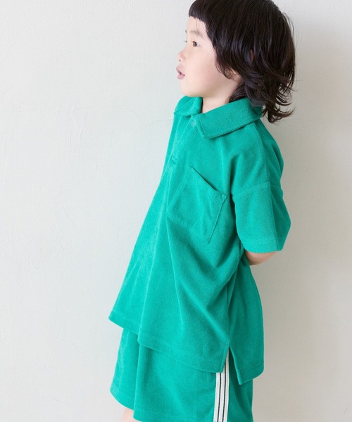 LOWRYS FARM(ローリーズファーム)の「パイルポロSS 831277(Tシャツ/カットソー・キッズ・グレー/グリーン/ネイビー・140cm/130cm/120cm/110cm/150cm)」の20枚目の写真