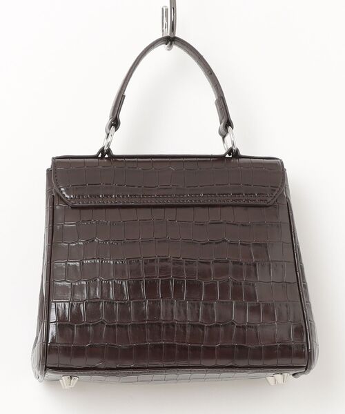 Ray BEAMS(レイビームス)の「◎クロコフラップBAG(トートバッグ・レディース・ダークブラウン/サックスブルー・ONE SIZE)」の3枚目の写真