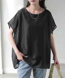 インナータンク一体型 シアーTシャツ