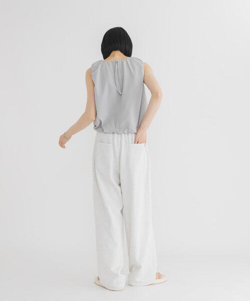 KBF(ケイビーエフ)の「ダブルタックスウェットパンツ(その他パンツ・レディース・グレー系その他/ピンク/オートミール・ONE)」の22枚目の写真