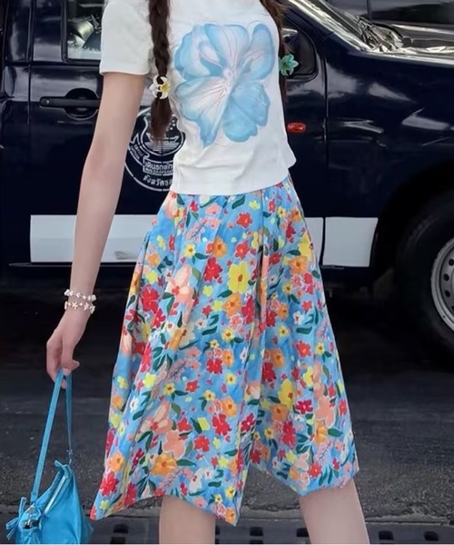 AsheKsha(アシクシャ)の「小花柄スカート(スカート・レディース・マルチ・F)」の11枚目の写真