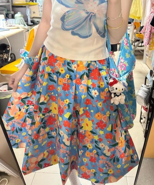 AsheKsha(アシクシャ)の「小花柄スカート(スカート・レディース・マルチ・F)」の16枚目の写真