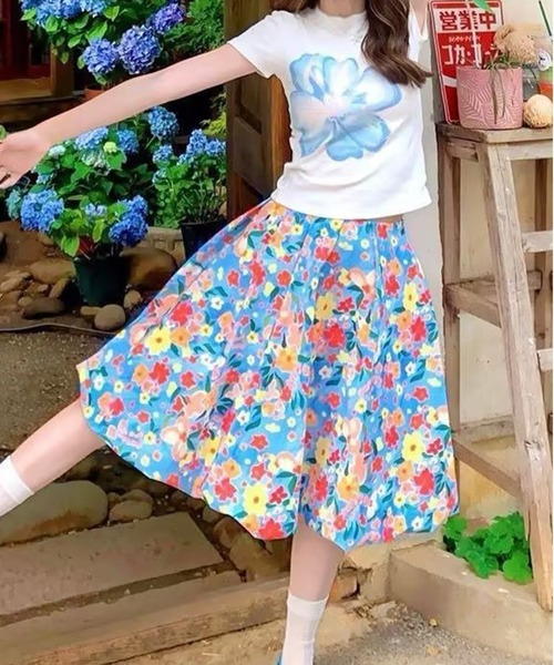 AsheKsha(アシクシャ)の「小花柄スカート(スカート・レディース・マルチ・F)」の18枚目の写真