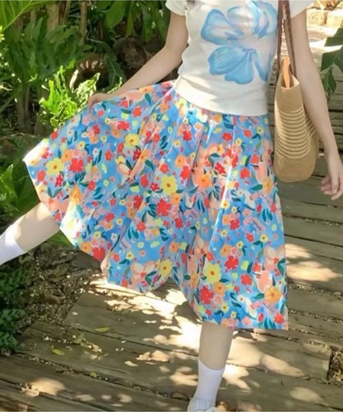 AsheKsha(アシクシャ)の「小花柄スカート(スカート・レディース・マルチ・F)」の19枚目の写真