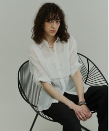 Wrinkle Sheer Bustier Shirt / リンクルシアービスチェシャツ