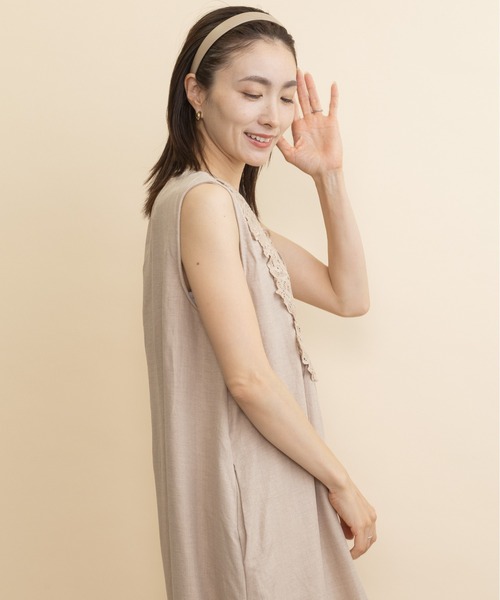 lodie(ロディ)の「胸レース・ノースリワンピース(ワンピース・レディース・ベージュ/ブラック・FREE)」の22枚目の写真
