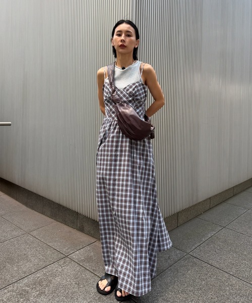 CHECK PATTERN CORSET DOCKING DRESS（ドレス）｜Ameri（アメリ）の