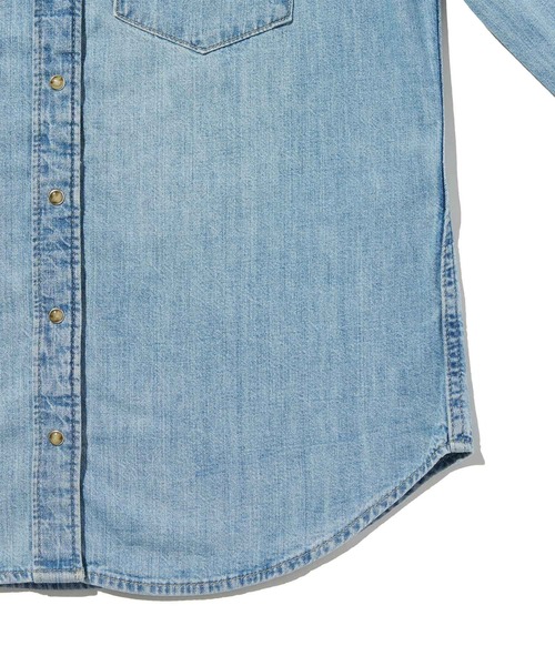 Levi's(リーバイス)の「Levi's/リーバイス ヘリテージ ウエスタン デニムシャツ(シャツ/ブラウス・レディース・インディゴブルー・XS/M/S)」の8枚目の写真