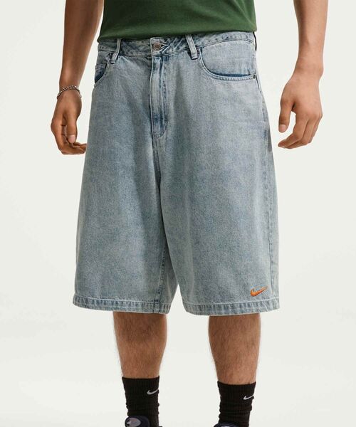 NIKE(ナイキ)の「ナイキ "Your Message Here" メンズ インディゴ デニム ショートパンツ / Nike "Your Message Here" Men's Indigo Denim Shorts IR8196-485 Blue Denim(デニムパンツ・メンズ・ブルー系その他2・34/28/32/30/40/38/36)」の8枚目の写真