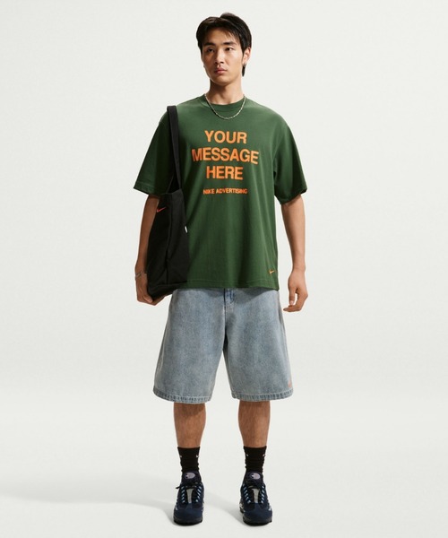 NIKE(ナイキ)の「ナイキ "Your Message Here" メンズ インディゴ デニム ショートパンツ / Nike "Your Message Here" Men's Indigo Denim Shorts IR8196-485 Blue Denim(デニムパンツ・メンズ・ブルー系その他2・34/28/32/30/40/38/36)」の7枚目の写真