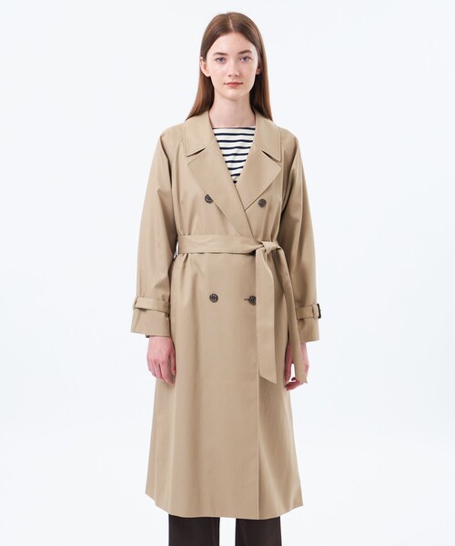 MACKINTOSH PHILOSOPHY（ﾏｯｷﾝﾄｯｼｭ ﾌｨﾛｿﾌｨｰ）の「【WEB&一部店舗限定】【LUTHRIE(ラスリー)】ソフトギャバジントレンチコート（トレンチコート・レディース・ダークネイビー/ベージュ・36/38）」の11枚目の写真