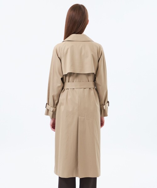MACKINTOSH PHILOSOPHY（ﾏｯｷﾝﾄｯｼｭ ﾌｨﾛｿﾌｨｰ）の「【WEB&一部店舗限定】【LUTHRIE(ラスリー)】ソフトギャバジントレンチコート（トレンチコート・レディース・ダークネイビー/ベージュ・36/38）」の13枚目の写真
