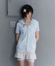 Kiel wing Hoodie Zip Up (Light Blue)