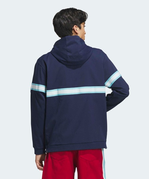 adidas(アディダス)の「オリジナルス サマー アノラックジャケット【adidas Golf/アディダスゴルフ】(ブルゾン・メンズ・ブルー・XX-LARGE/3XL/LARGE/MEDIUM/X-LARGE/SMALL)」の2枚目の写真