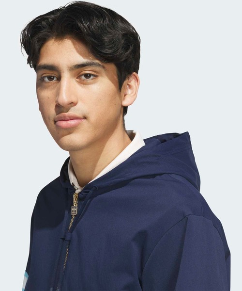 adidas(アディダス)の「オリジナルス サマー アノラックジャケット【adidas Golf/アディダスゴルフ】(ブルゾン・メンズ・ブルー・XX-LARGE/3XL/LARGE/MEDIUM/X-LARGE/SMALL)」の3枚目の写真