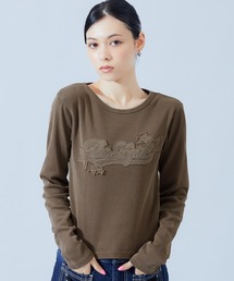 STAR LOGO PATCH FADED L/S COMPACT TOP