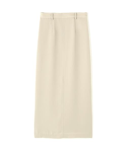 CLANE（クラネ）の「CLANE/クラネ/2WAY ADJUST DOUBLE WEAVE（スカート・レディース・ブラック/ベージュ・1）」の2枚目の写真