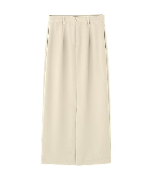 CLANE（クラネ）の「CLANE/クラネ/2WAY ADJUST DOUBLE WEAVE（スカート・レディース・ブラック/ベージュ・1）」の5枚目の写真