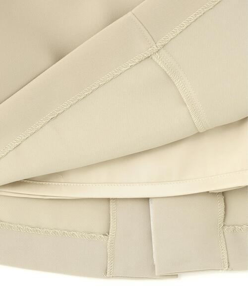 CLANE（クラネ）の「CLANE/クラネ/2WAY ADJUST DOUBLE WEAVE（スカート・レディース・ブラック/ベージュ・1）」の10枚目の写真