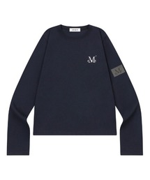 MUCENT（ムセント）の「◇MUCENT◇ブランド直輸入正規品/リアム レザー パッチ 長袖 Tシャツ LIAM LEATHER PATCH LONG SLEEVE T（Tシャツ/カットソー）」