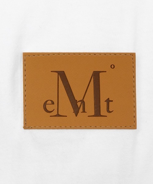 MUCENT(ムセント)の「◇MUCENT◇ブランド直輸入正規品/リアム レザー パッチ 長袖 Tシャツ LIAM LEATHER PATCH LONG SLEEVE T(Tシャツ/カットソー・レディース・ホワイト/ブラック・FREE)」の11枚目の写真