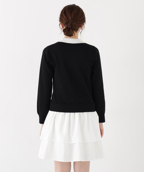 PROPORTION BODY DRESSING(プロポーションボディドレッシング)の「<E>ポロカラーミニワンピース / 1216240906(ワンピース・レディース・グレー系その他/ブラック・FREE)」の13枚目の写真
