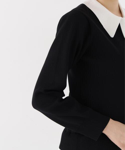 PROPORTION BODY DRESSING(プロポーションボディドレッシング)の「<E>ポロカラーミニワンピース / 1216240906(ワンピース・レディース・グレー系その他/ブラック・FREE)」の15枚目の写真