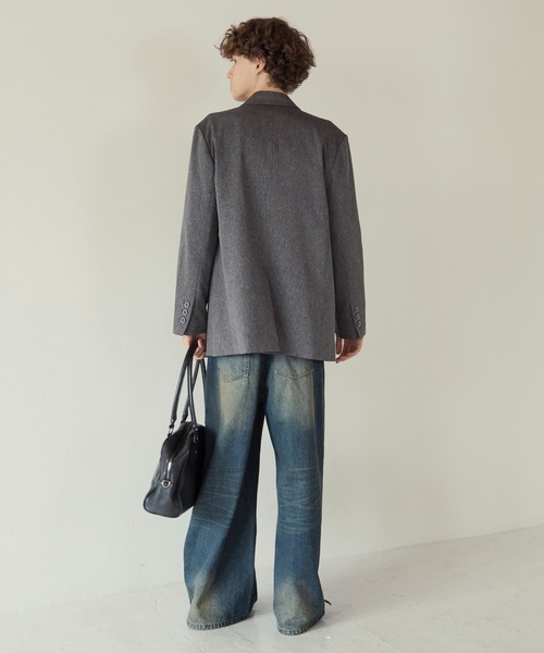 PBLIM(ページボーイリム)の「《UNISEX/セットアップ対応》ランダムボタンジャケット(テーラードジャケット・レディース・ブラウン/グレー・FREE)」の19枚目の写真