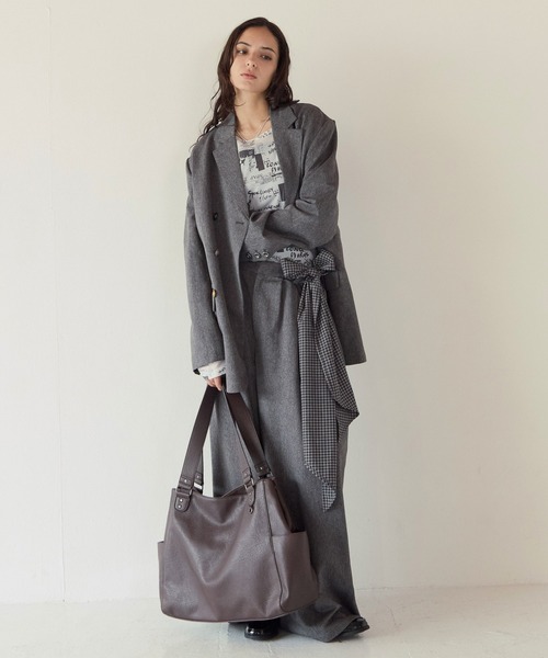 PBLIM(ページボーイリム)の「《UNISEX/セットアップ対応》ランダムボタンジャケット(テーラードジャケット・レディース・ブラウン/グレー・FREE)」の12枚目の写真
