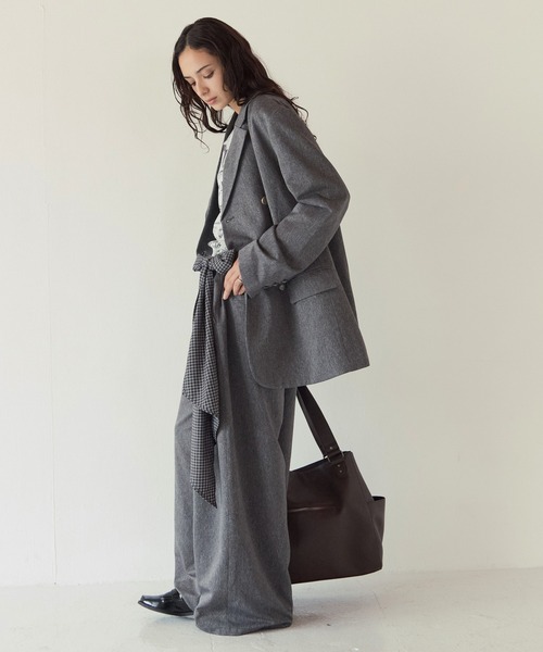 PBLIM(ページボーイリム)の「《UNISEX/セットアップ対応》ランダムボタンジャケット(テーラードジャケット・レディース・ブラウン/グレー・FREE)」の13枚目の写真