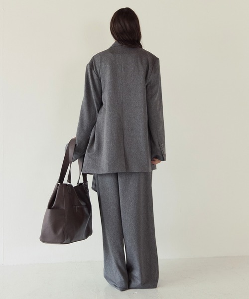 PBLIM(ページボーイリム)の「《UNISEX/セットアップ対応》ランダムボタンジャケット(テーラードジャケット・レディース・ブラウン/グレー・FREE)」の14枚目の写真