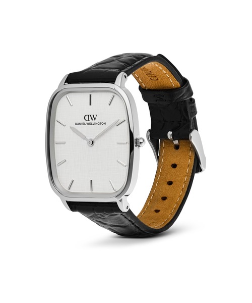 Daniel Wellington（ダニエルウェリントン）の「Marlon Croc Belly 32×36.30MM 本革 メンズ腕時計（アナログ腕時計・メンズ・ピンクゴールド/イエローゴールド/シルバー・ONE SIZE）」の6枚目の写真