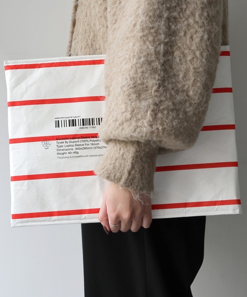 HIGHTIDE（ハイタイド）の「ANAheim アナハイム Laptop Sleeve Stripes 16inch ラップトップスリーブストライプス 16インチ PCケース（PC・タブレットケース・レディース・ブルー/レッド・FREE）」の17枚目の写真