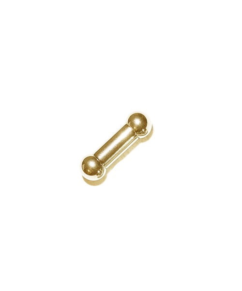 MORPH(モルフ)の「MORPH モルフ バーベル ボディーピアス 2ゲージ 8mm~14mm(ピアス(片耳用)・レディース・ゴールド・10/14/8)」の5枚目の写真