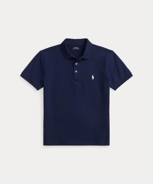 POLO RALPH LAUREN(ポロ ラルフ ローレン)の「カスタム スリム フィット ストレッチ メッシュ ポロシャツ(ポロシャツ・メンズ・ブルー・XXL/XS/XL/S/M/L)」の2枚目の写真