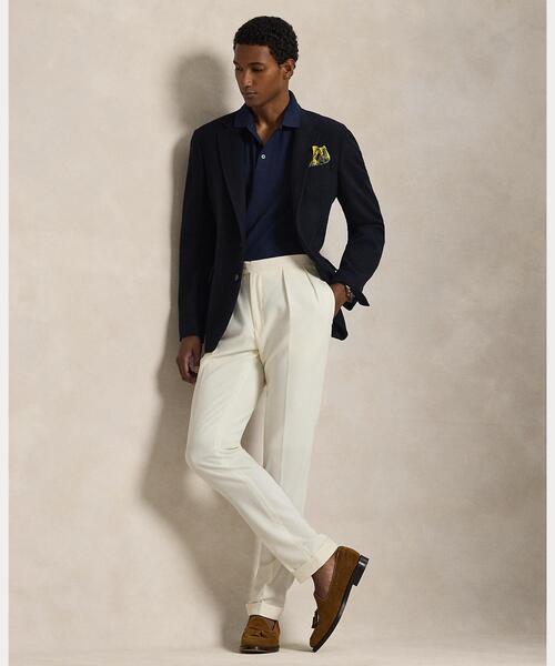 POLO RALPH LAUREN(ポロ ラルフ ローレン)の「カスタム スリム フィット ストレッチ メッシュ ポロシャツ(ポロシャツ・メンズ・ブルー・XXL/XS/XL/S/M/L)」の3枚目の写真