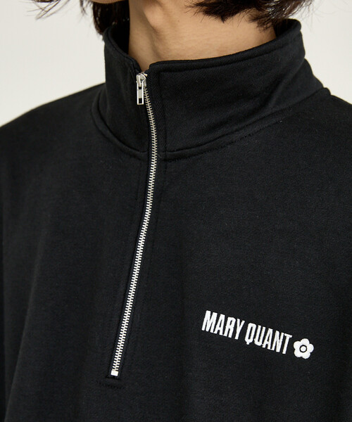 MARY QUANT(マリークワント)の「MARY QUANT × PUBLUX/マリークワント <ユニセックス>別注 裏起毛 配色 ハーフジップ ロゴ スウェット 限定展開(スウェット・メンズ・ブラック/チャコールグレー/ライトグレー・SMALL/MEDIUM/LARGE)」の22枚目の写真