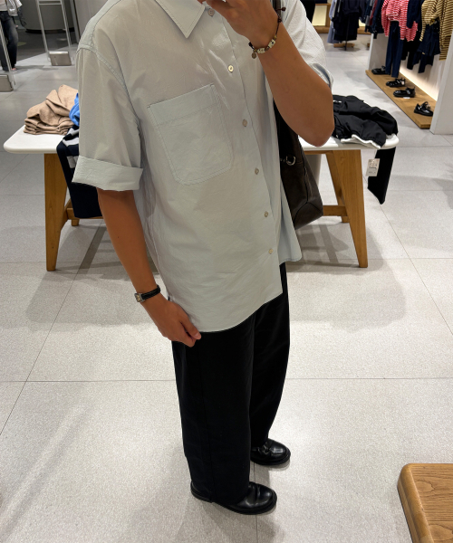 MINDBRIDGE（マインドブリッジ）の「コットン100% カーブドワイド デイリーデニムパンツ - 3カラー（デニムパンツ・メンズ・ブラウン/ブラック/ベージュ・29/30/32/34/36）」の10枚目の写真