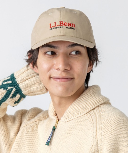 L.L.Bean(エルエルビーン)の「コットン・ナイロン・フレキシブル・キャップ(キャップ・メンズ・ブラウン/ブラック/ベージュ・LARGE)」の4枚目の写真