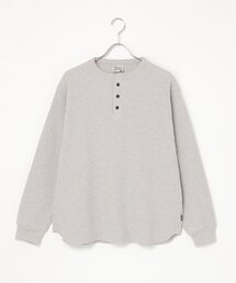 NO NEED（ノーニード）の「ヘンリーネック ヘビーワッフル（Tシャツ/カットソー）」