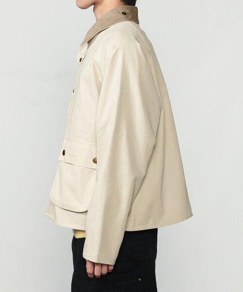 Barbour(バブアー)の「Barbour | 〈別注〉PEACH BLYTH ショートジャケット MEN(カバーオール・メンズ・オフホワイト/オリーブ/ブラック・L/M/XL)」の22枚目の写真