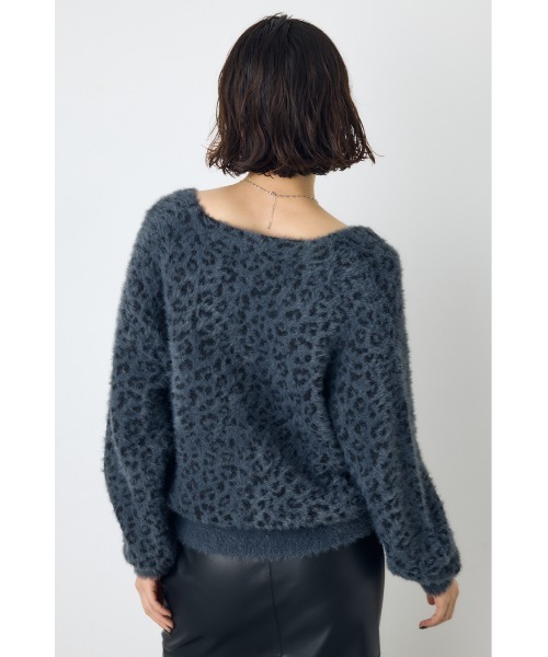AZUL by moussy(アズールバイマウジー)の「柄アソートニットカーディガン 秋服 冬服 アニマル柄 レオパード柄 ヒョウ柄 牛柄 カウ柄(カーディガン/ボレロ・レディース・ホワイト系その他/ブラック系その他/グレー系その他/ブラウン系その他・FREE)」の17枚目の写真