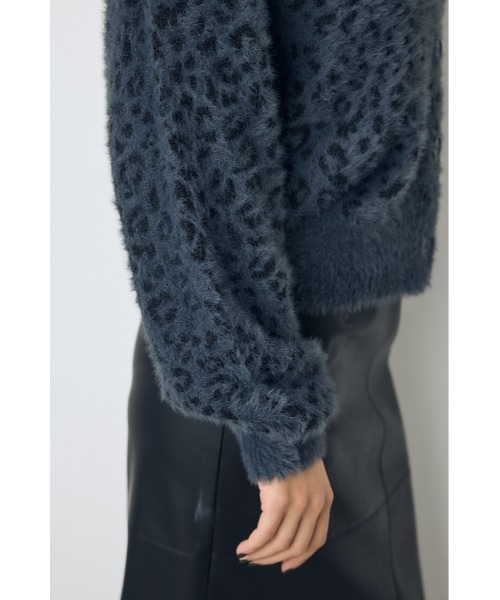 AZUL by moussy(アズールバイマウジー)の「柄アソートニットカーディガン 秋服 冬服 アニマル柄 レオパード柄 ヒョウ柄 牛柄 カウ柄(カーディガン/ボレロ・レディース・ホワイト系その他/ブラック系その他/グレー系その他/ブラウン系その他・FREE)」の21枚目の写真