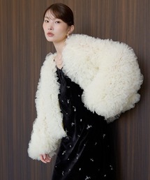 Kana（カナ）の「ボリュームチュールジャケット パーティー 結婚式 お呼ばれ オケージョン デイリー（その他アウター）」