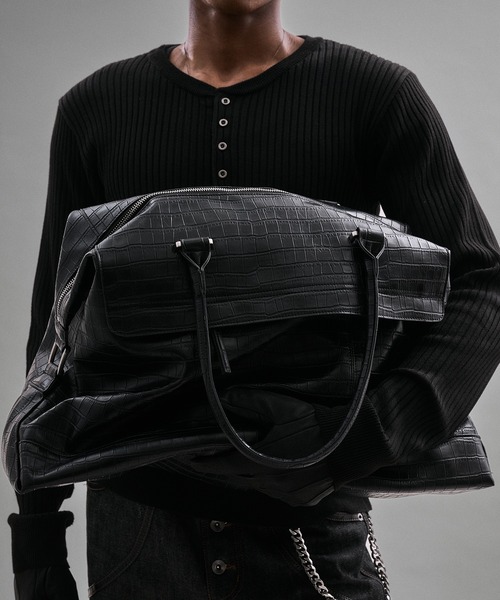 セール】【FOLL / フォル】buffalo leather boston bag（ボストン