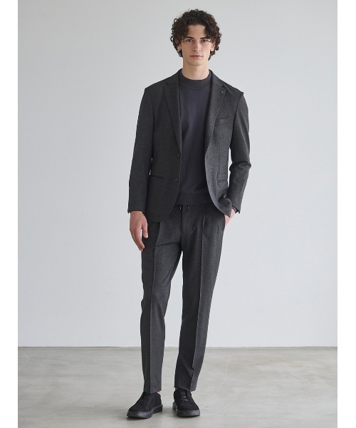 AOURE(アウール)の「CERIMONIA VISCOSE NYLON SUIT(セットアップ・メンズ・ブラウン/ネイビー/ブラック・MEDIUM/LARGE)」の2枚目の写真