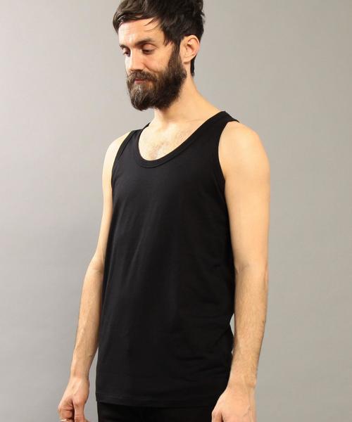 BEAUTY&YOUTH UNITED ARROWS（ビューティーアンドユースユナイテッドアローズ）の「BY ∴ ロング タンクトップ MADE IN JAPAN◆（タンクトップ・メンズ・ホワイト/ブラック・SMALL/MEDIUM/LARGE）」の9枚目の写真